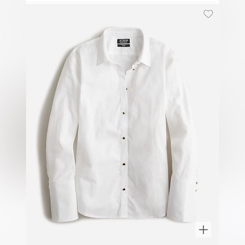 J.Crew Garcon Tuxedo Shirt in Cotton Poplin